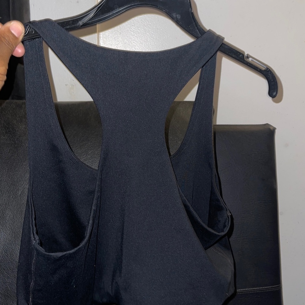 Girlfriend Collective Black Racerback Longline Sports Bra - Picture 12 of 13